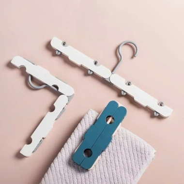 Móc Nhựa Treo Quần Áo Gấp Lại Đa Năng, Tiện Lợi Cho Du Lịch - Giá 41.650 VND 6