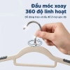 Móc Nhựa Treo Quần Áo Ohbabyo Xoay 360 Chống Trượt - Bền Đẹp, Tiết Kiệm Không Gian, Giá 58.000₫ 2