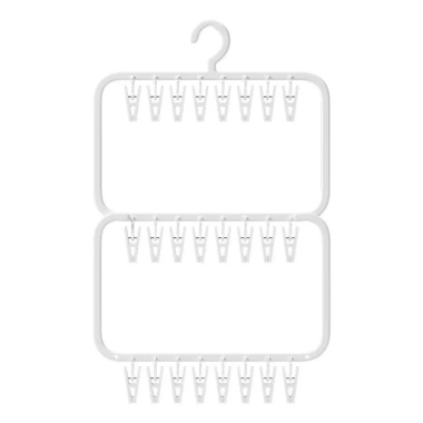 Móc Phơi Đồ Lót Tất Vớ Đa Năng BIBABIBO - Kẹp Nhiều, Khóa Chống Trượt, Giá 65.000₫ 6