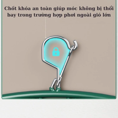 Móc Phơi Quần Áo 10 Kẹp Đa Năng cho Tất và Vớ - Giá 29.000đ giảm 7.670đ