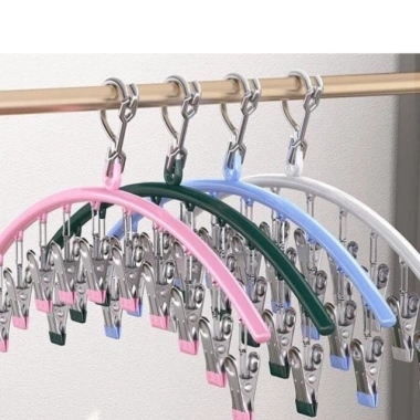 Móc Phơi Quần Áo 10 Kẹp Đa Năng cho Tất và Vớ - Giá 29.000đ giảm 7.670đ