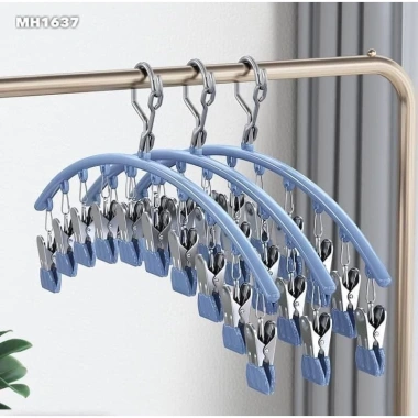 Móc Phơi Quần Áo 10 Kẹp Đa Năng cho Tất và Vớ - Giá 29.000đ giảm 7.670đ