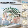 Móc phơi thép không gỉ HH436 - Chống trượt, chống gió, đa năng phơi đồ lót, vớ