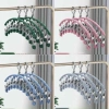 Móc phơi thép không gỉ HH436 - Chống trượt, chống gió, đa năng phơi đồ lót, vớ 10