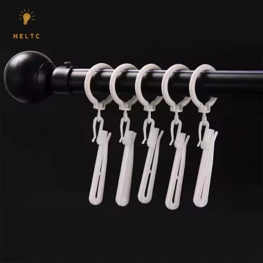 Móc Rèm Vòng Cửa Sổ Nhựa Trắng Dày Điều Chỉnh Chiều Cao - Chất Lượng Cao Giá 69.768₫