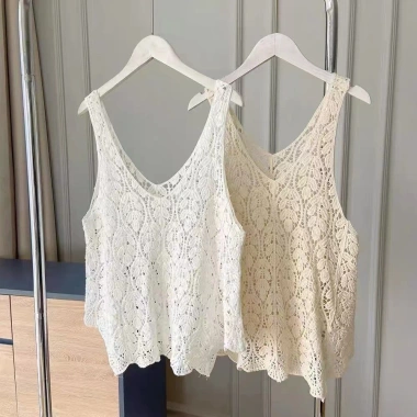 Móc Rỗng Dệt Kim Vest Nữ Mùa Hè Boho Sling Top Áo Không Tay Thoáng Khí Giá 157.680₫