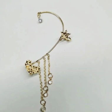 Móc Tai Không Xuyên Chống Rơi - Tua Rua Bông Tai Dangling Phong Cách Lễ Hội Mùa Xuân Giá Ưu Đãi 72.104 VND