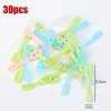 Móc treo 10/30/70 chống trượt, khóa gió, 4 lỗ, dày, đa màu cho giá phơi tủ quần áo 10