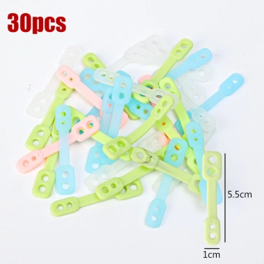 Móc treo 10/30/70 chống trượt, khóa gió, 4 lỗ, dày, đa màu cho giá phơi tủ quần áo 10