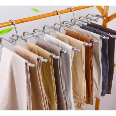 Móc treo 5 quần thông minh VOI VUONG: Tiết kiệm không gian, giá chỉ 180.000đ 5 Móc treo 5 quần thông minh VOI VUONG: Tiết kiệm không gian, giá chỉ 180.000đ 5