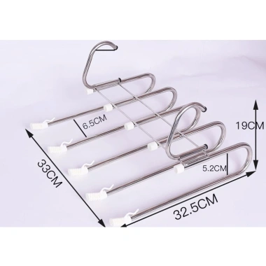 Móc treo 5 quần thông minh VOI VUONG: Tiết kiệm không gian, giá chỉ 180.000đ