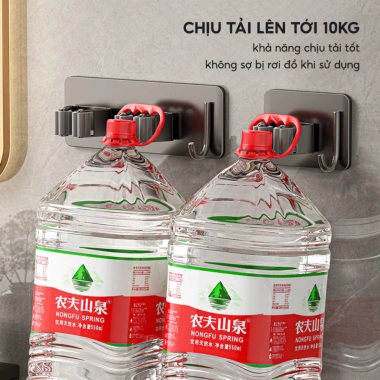 Móc Treo Cây Lau Dán Tường Siêu Chắc KC89 – Đa Năng Giữ Chổi, Treo Đồ 6 Móc Treo Cây Lau Dán Tường Siêu Chắc KC89 – Đa Năng Giữ Chổi, Treo Đồ 6