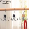 Móc treo CONOPERY gỗ đa năng xoay 6 móng không dấu vết - Giảm giá 33.220 VND