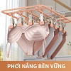 Móc treo đa năng 24 kẹp inox HLH - Đổ lót tất vớ, quần áo bền, giá 149k 8
