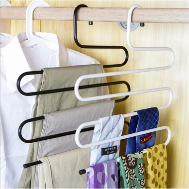 Móc Treo Đa Năng 5 Tầng Thép Không Gì - Giải pháp thông minh cho quần áo, giá 39.000 VND