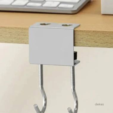 Móc treo đa năng bên hông bàn làm việc - Đựng ba lô, giá để bình nước, chịu lực tốt, 17.170₫