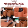 Móc Treo Đa Năng Da PU Cho Ô Tô - Giá Đỡ Cốc Nước, Treo Sau Ghế, Giá 138.000₫