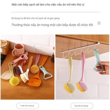 Móc Treo Đa Năng Gắn Cài Kẹp Dưới Tủ Bếp - Kệ Bàn Để Cốc Ly Giá 35k Giảm Giá