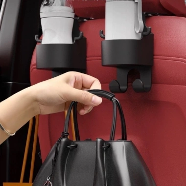 Móc treo đa năng gắn sau ghế ô tô nhựa cao cấp - Tiện dụng, giá chỉ 15.000đ