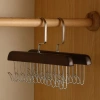 Móc treo đa năng gỗ tự nhiên 2 dây - Treo quần áo, đồ lót, khăn, thắt lưng, cà vạt - Giá chỉ 10.920₫ 3