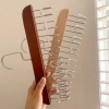 Móc treo đa năng gỗ tự nhiên 2 dây - Treo quần áo, đồ lót, khăn, thắt lưng, cà vạt - Giá chỉ 10.920₫ 4