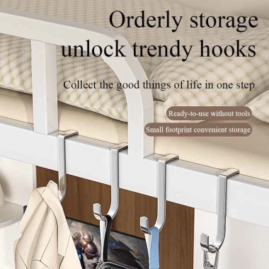 Móc treo đa năng Inox 304 dạng chữ S - Treo áo khoác, gắn cửa tủ, thép không gỉ, chỉ 9.090₫