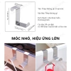 Móc treo đa năng Inox 304 hình Z – Thép không gỉ, treo áo khoác, đồ bếp, gắn cửa tủ 6
