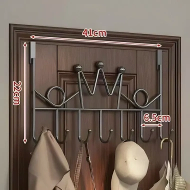 Móc treo đa năng inox 7 móc thép không gỉ sau cửa - Tiện lợi, giá chỉ 29.900