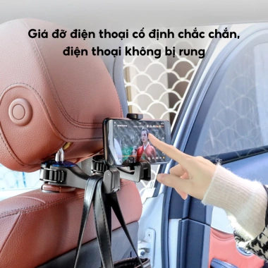 Móc treo đa năng ô tô xoay 360°, treo túi xách và đồ dùng ghế sau tiện lợi - 14.602 VND 3
