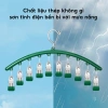 Móc treo đa năng ohBabyo 10 kẹp cho bé, trẻ em & người lớn, chống gió - giá 36.000 VND 2