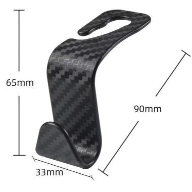 Móc Treo Đa Năng Sợi Carbon Gắn Lưng Ghế Xe Hơi Tiện Dụng Giá 19.404 VND Giảm Từ 24.449 VND