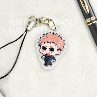 Móc treo, dây đeo, móc khóa acrylic Jujutsu Kaisen Gojo Satoru chibi cute - Trang trí ba lô, giảm giá 12.500₫ 5