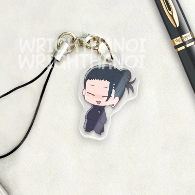 Móc treo, dây đeo, móc khóa acrylic Jujutsu Kaisen Gojo Satoru chibi cute - Trang trí ba lô, giảm giá 12.500₫ 9