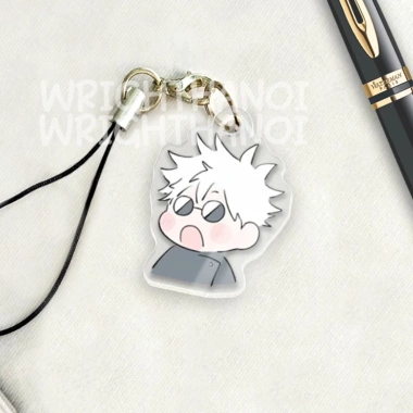 Móc treo, dây đeo, móc khóa acrylic Jujutsu Kaisen Gojo Satoru chibi cute - Trang trí ba lô, giảm giá 12.500₫ 10