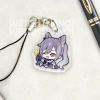 Móc treo điện thoại, dây đeo acrylic Raiden Genshin Impact chibi cute 14.5k 9