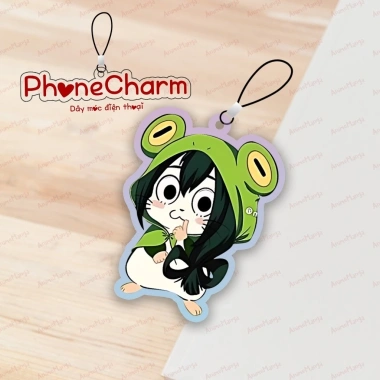 Móc treo điện thoại My Hero Academia Chibi 3cm - Midoriya, Bakugo, All Might, Todoroki - 20.000đ
