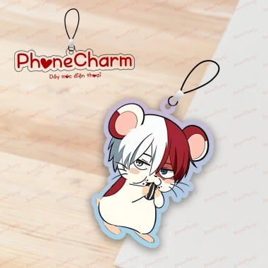 Móc treo điện thoại My Hero Academia Chibi 3cm - Midoriya, Bakugo, All Might, Todoroki - 20.000đ