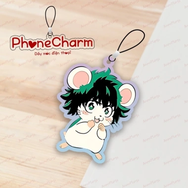 Móc treo điện thoại My Hero Academia Chibi 3cm - Midoriya, Bakugo, All Might, Todoroki - 20.000đ