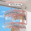 Móc Treo Đồ 2 Tầng Xoay 360 Inox Chống Gỉ - Phơi Đồ Lót, Tất Vớ Không Trượt 45.000₫
