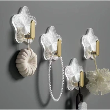 Móc treo đồ acrylic trong suốt hình ngôi sao đa năng không để lại dấu vết - 50.000₫ 3 Móc treo đồ acrylic trong suốt hình ngôi sao đa năng không để lại dấu vết - 50.000₫ 3