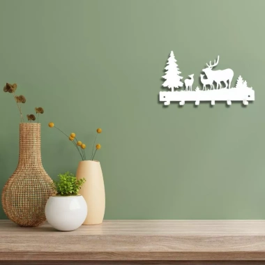 Móc treo đồ đa năng dán tường Hươu Đón Bình Minh A15–Không khoan, chỉ 84.000₫