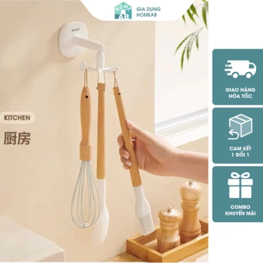 Móc treo đồ dán tường ECOCO 360 độ xoay đa năng, chịu lực tốt, giảm giá 59.000 VND Móc treo đồ dán tường ECOCO 360 độ xoay đa năng, chịu lực tốt, giảm giá 59.000 VND
