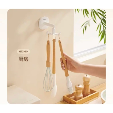 Móc treo đồ dán tường ECOCO 360 độ xoay đa năng, chịu lực tốt, giảm giá 59.000 VND