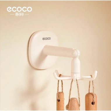 Móc treo đồ dán tường ECOCO 360 độ xoay đa năng, chịu lực tốt, giảm giá 59.000 VND