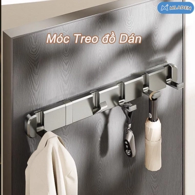 Móc treo đồ dán tường không khoan – Vô hình, gập lại, nhà bếp, nhà tắm, quần áo – 120.750 VND