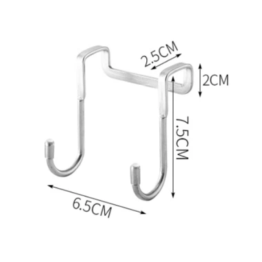 Móc treo đồ đôi chữ S inox 304 cao cấp, đa năng tiện lợi, giá 14.900₫
