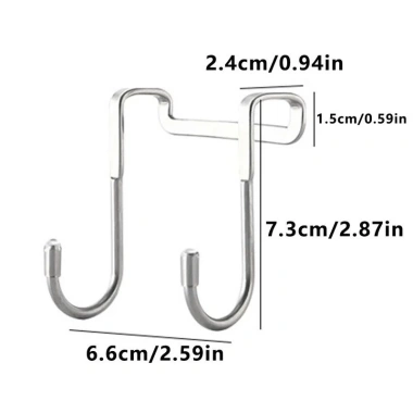 Móc Treo Đồ Hình Chữ S Đôi Thép Không Gỉ – Inox Tiện Dụng Giá Xưởng 40k