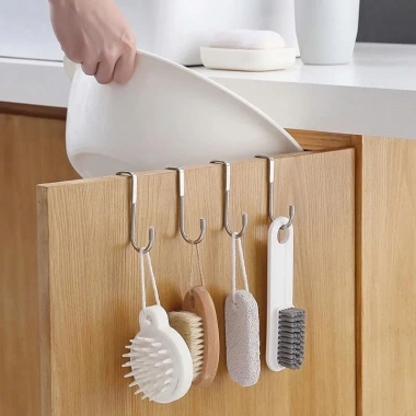 Móc Treo Đồ Hình Chữ S Đôi Thép Không Gỉ – Inox Tiện Dụng Giá Xưởng 40k 8 Móc Treo Đồ Hình Chữ S Đôi Thép Không Gỉ – Inox Tiện Dụng Giá Xưởng 40k 8