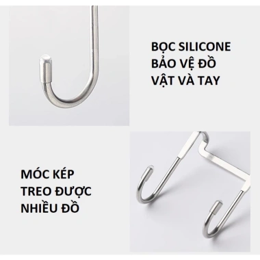 Móc Treo Đồ Hình Chữ S Inox 304 Chịu Tải 10kg Giá 25.000 Giảm Đến 31.500