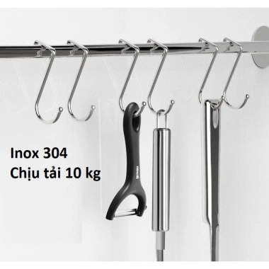 Móc Treo Đồ Hình Chữ S Inox 304 Chịu Tải 10kg Giá 25.000 Giảm Đến 31.500 6 Móc Treo Đồ Hình Chữ S Inox 304 Chịu Tải 10kg Giá 25.000 Giảm Đến 31.500 6